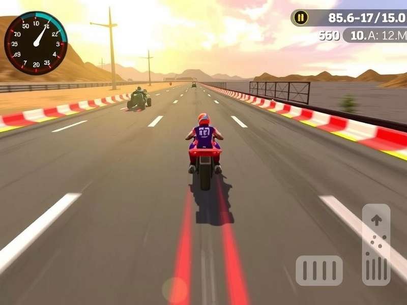 Chikma Speed Champions gameplay screenshot showing high-speed racing action